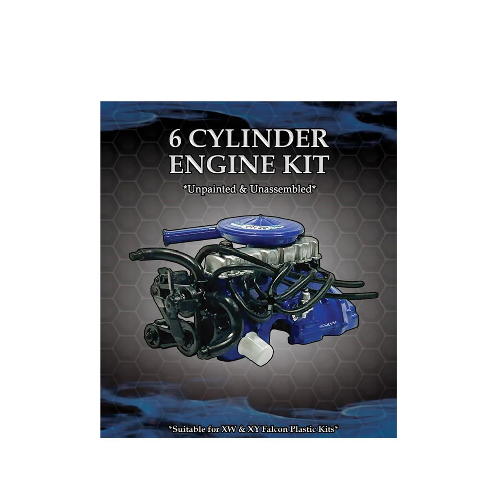 DDA 1:24 Scale Ford XW/XY 6 Cylinder Engine Plastic Accessory Kit