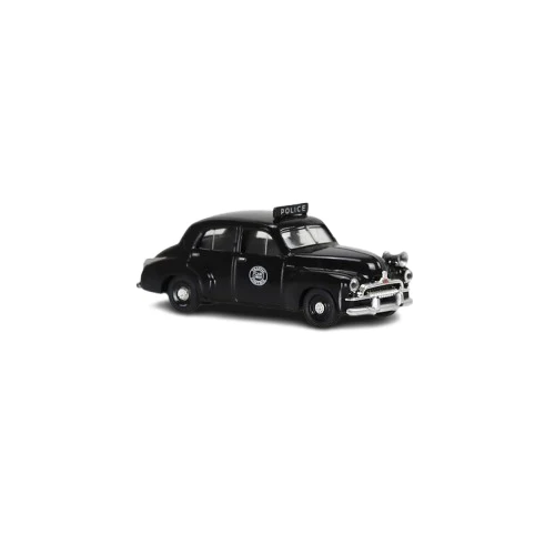 DDA 1:64 Scale FJ Holden Police Sedan Black Diecast Toy Model