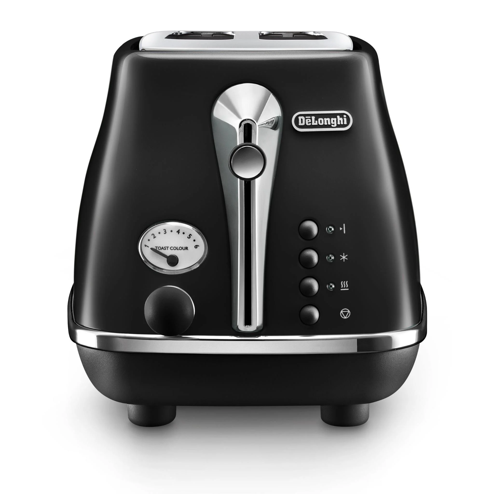 De'Longhi CTOC2003BK Icona Capitals 2 Slice Toaster (Edinburgh Black)