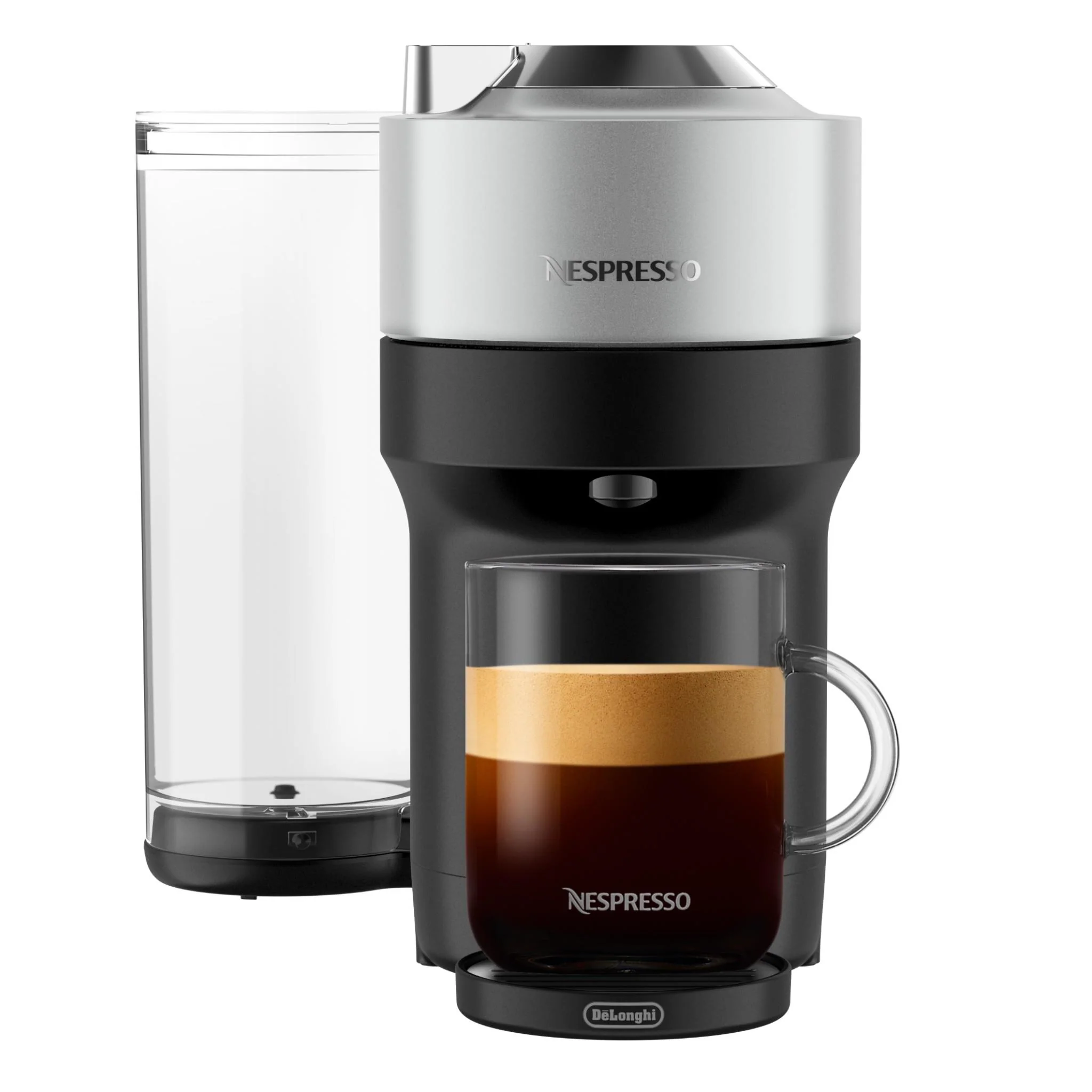 De'longhi Nespresso Vertuo Pop+ Coffee Machine Bundle (Deluxe Silver) - Image 2