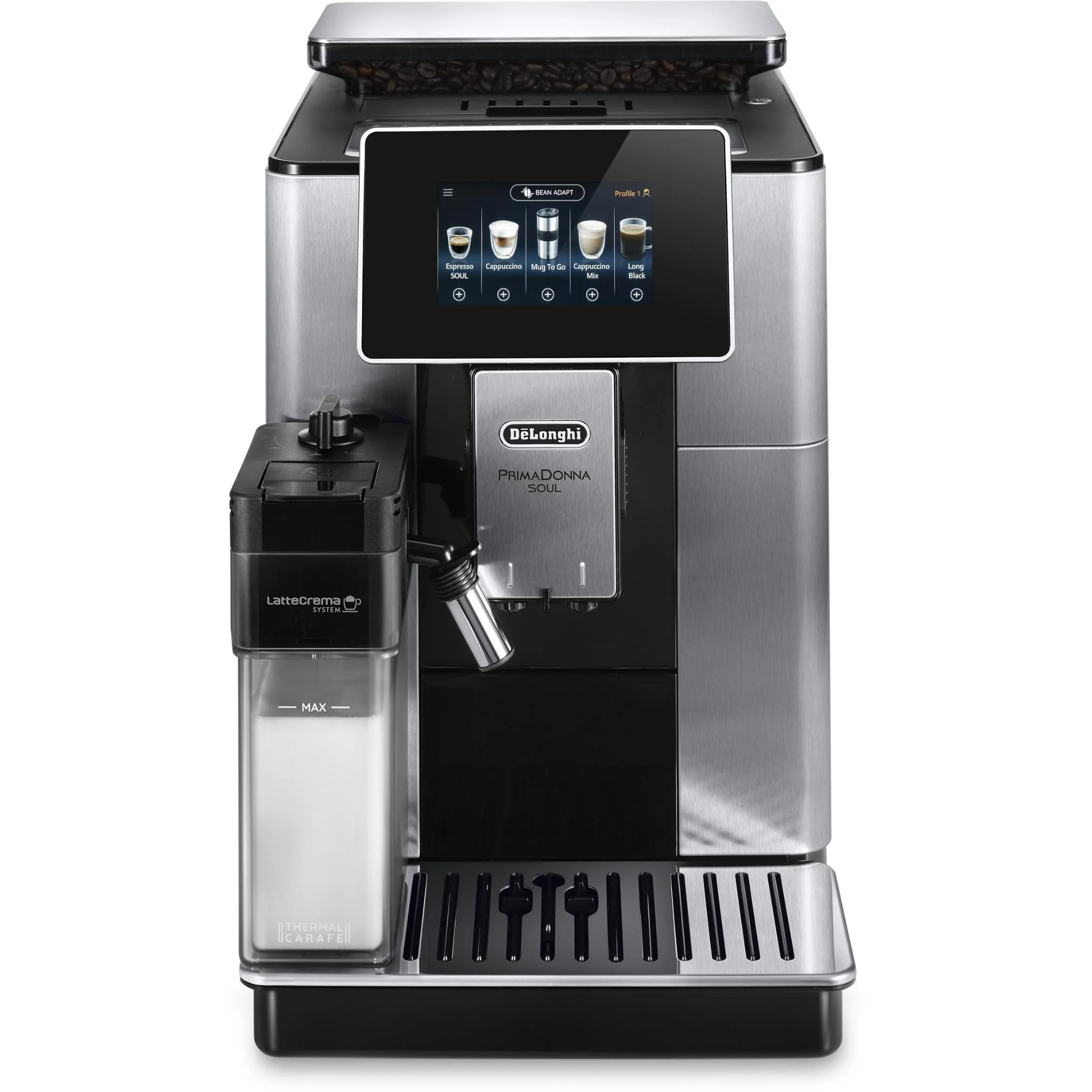 De'Longhi PrimaDonna Soul Fully Automatic Coffee Machine (Metal Black) - Image 2