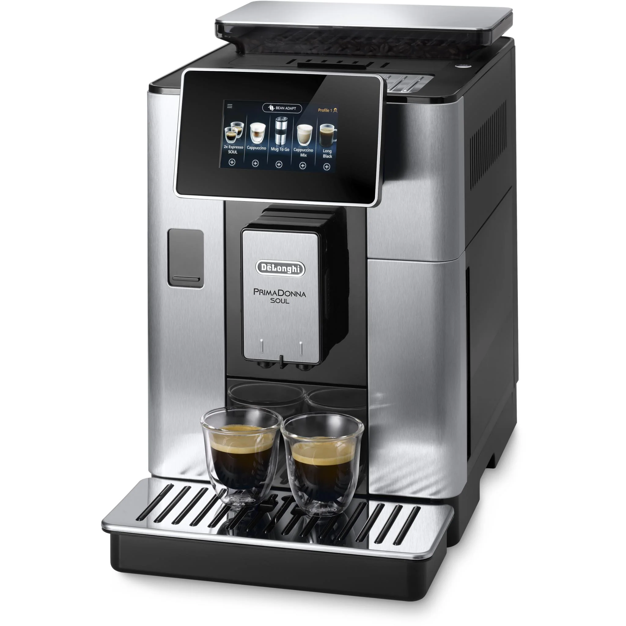 De'Longhi PrimaDonna Soul Fully Automatic Coffee Machine (Metal Black) - Image 3