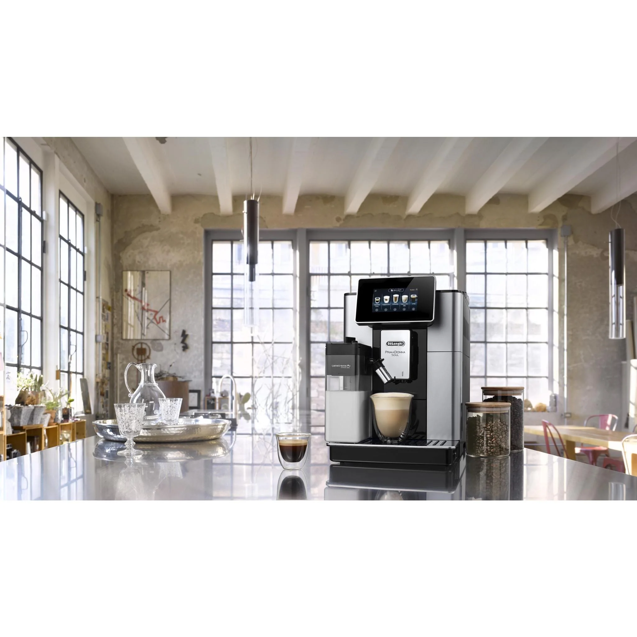 De'Longhi PrimaDonna Soul Fully Automatic Coffee Machine (Metal Black) - Image 8