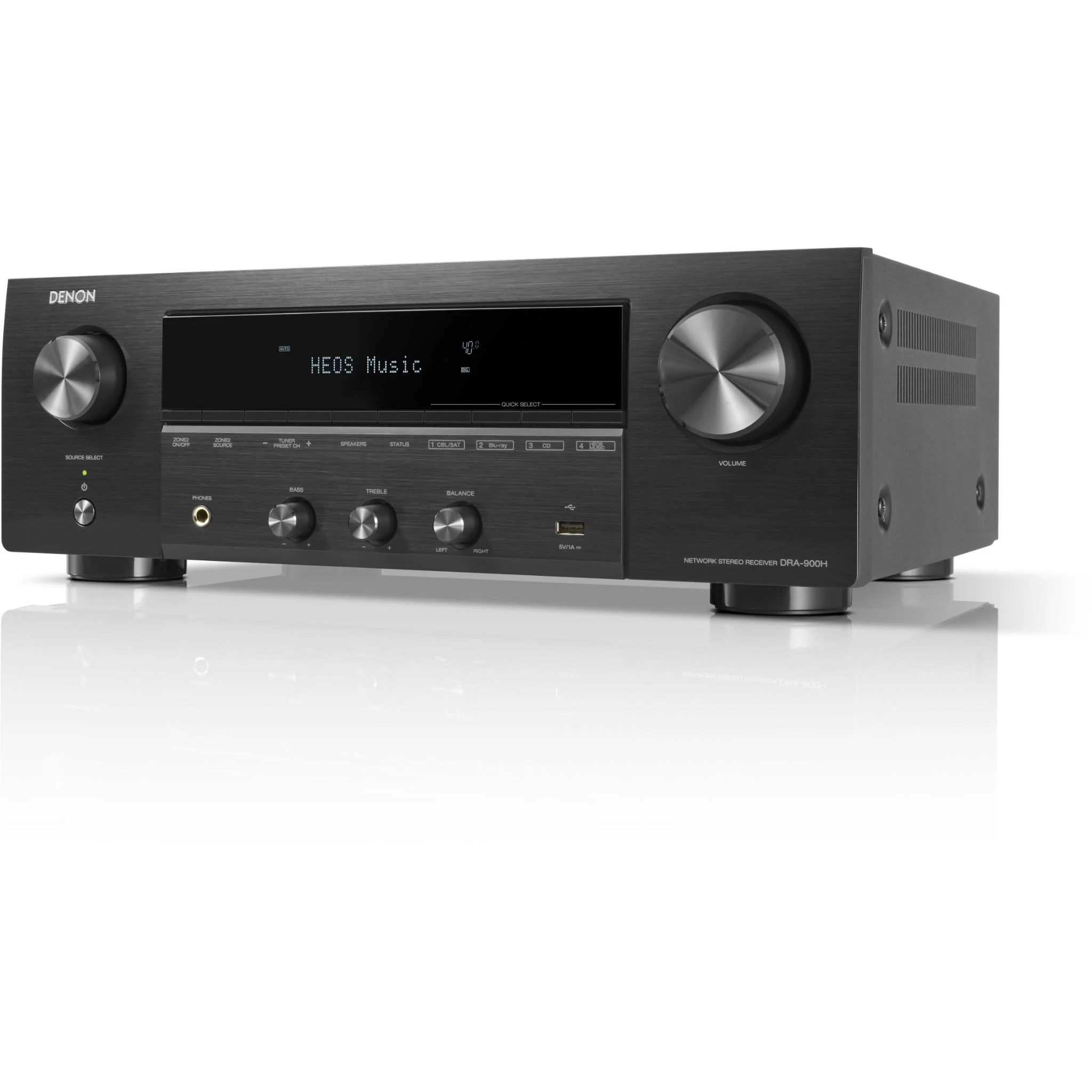 Denon DRA-900H 2.2 Ch 8K Network Stereo Receiver with HEOS (Black) - Image 2