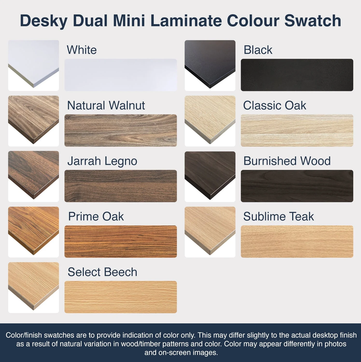 Desky Dual Mini Sit Stand Desk 800x500 Sublime Teak Desktop and Grey Frame - Image 9