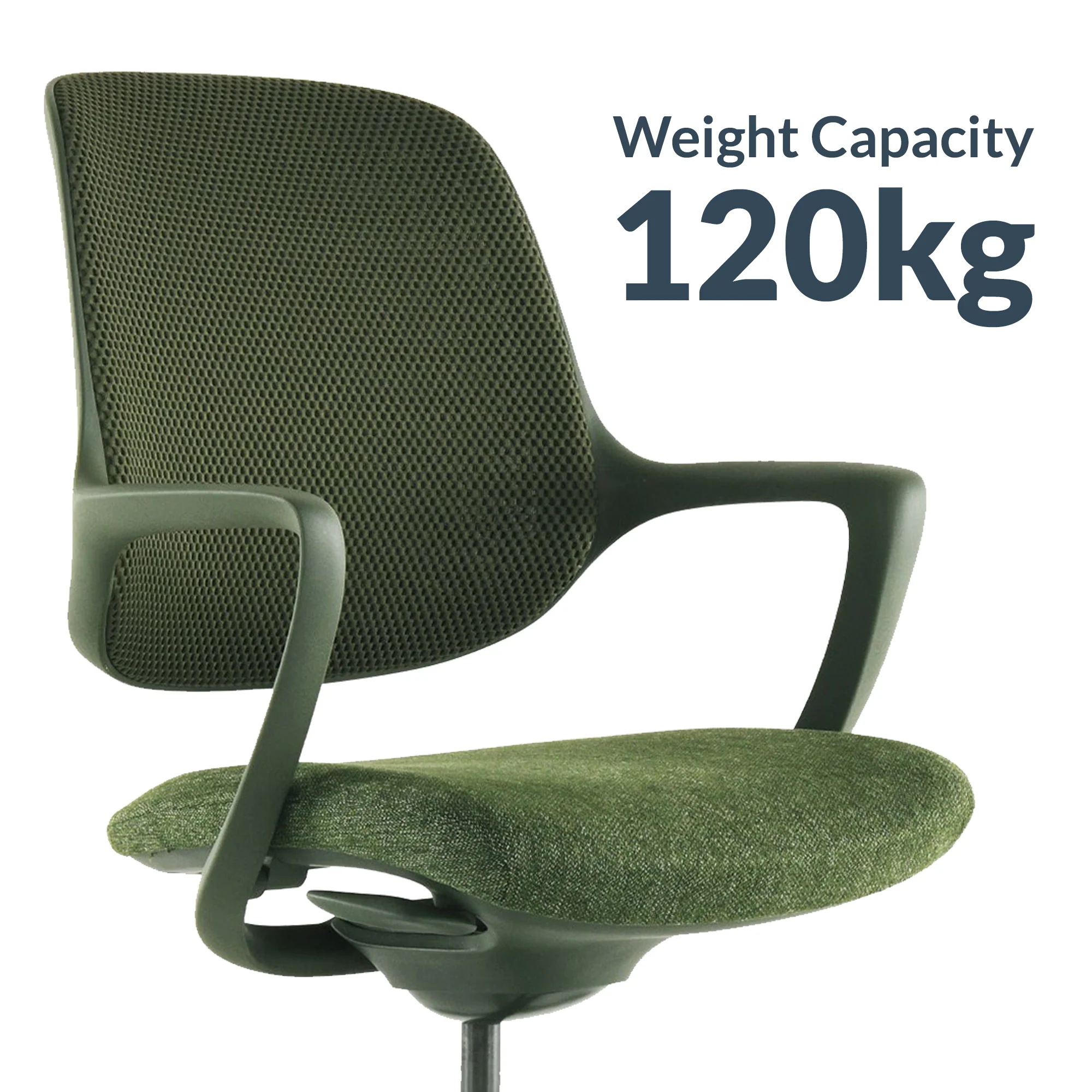 Desky Evoque Low Back Office Chair - Wheat / Yes - Image 3