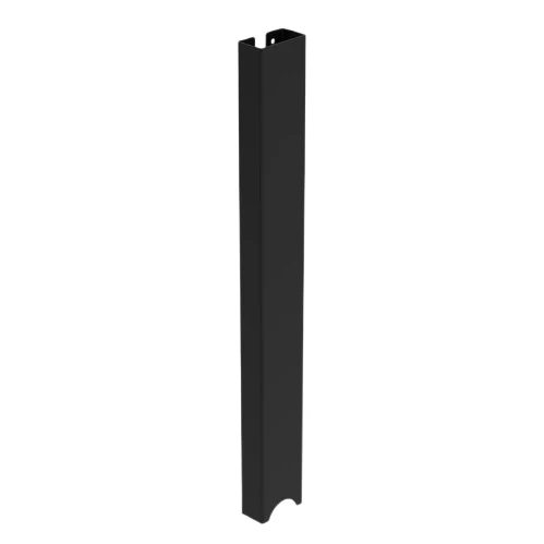 Desky Magnetic Cable Management Tray 500mm - Black