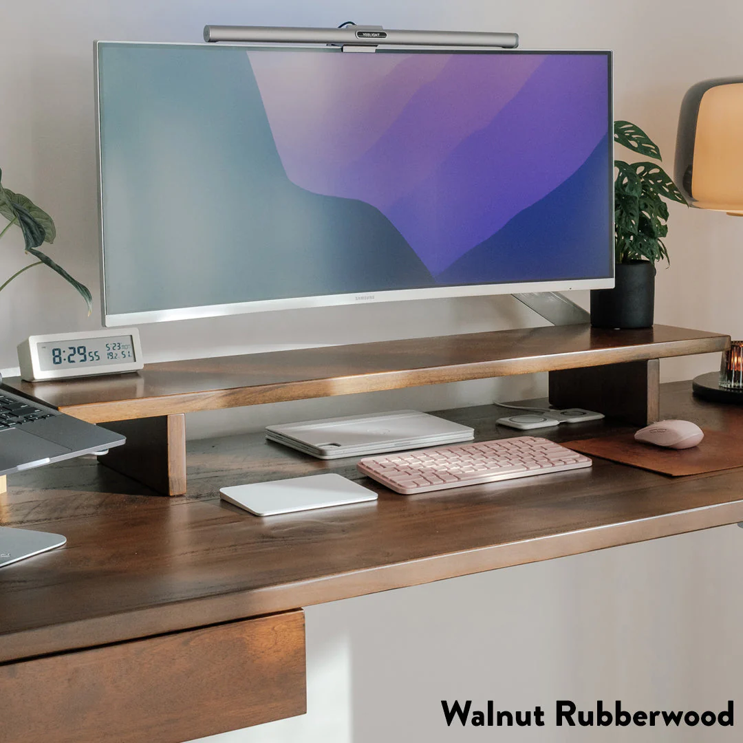 Desky Minimal Monitor Stand - Black Melamine - Image 8