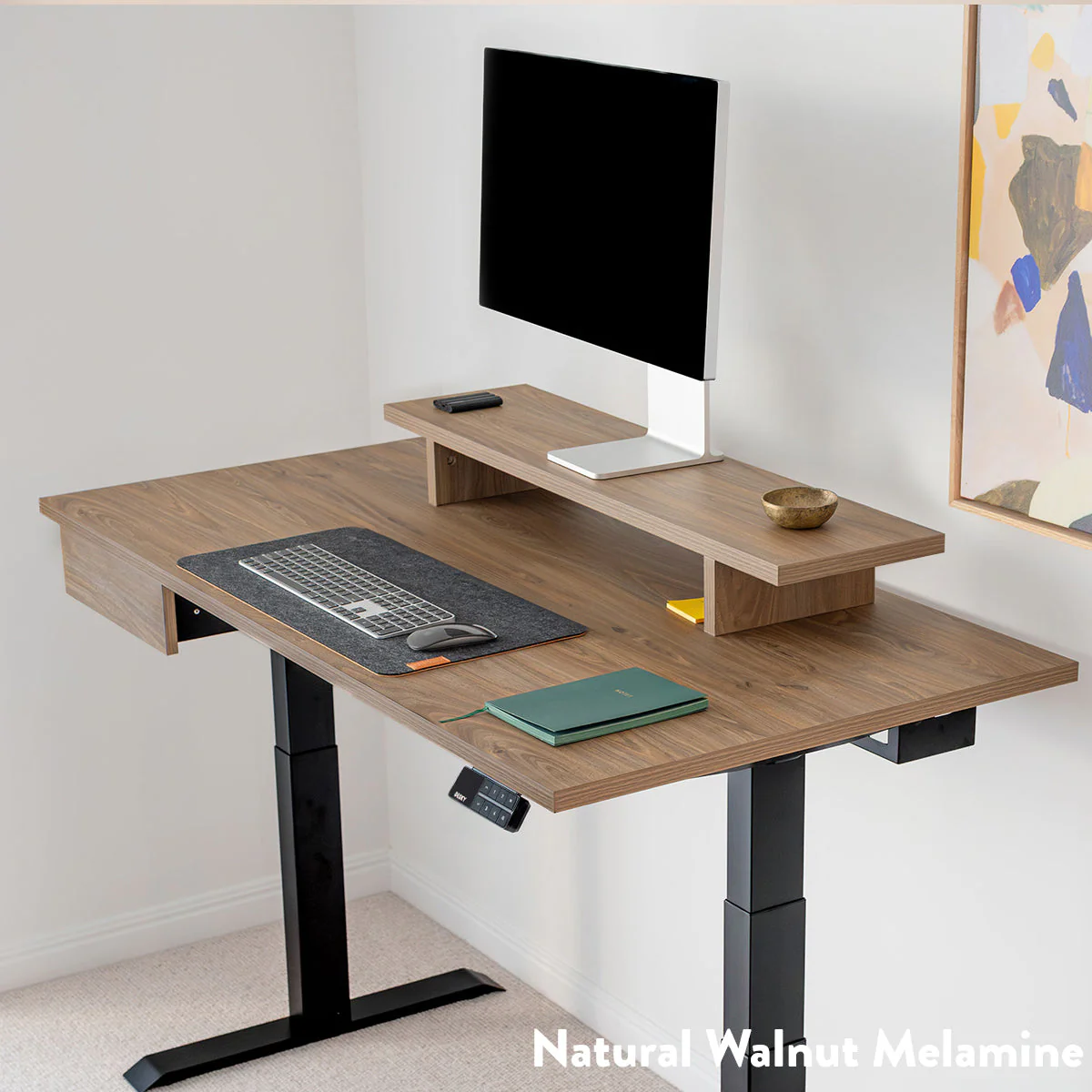 Desky Minimal Monitor Stand - Maple Hardwood - Image 4