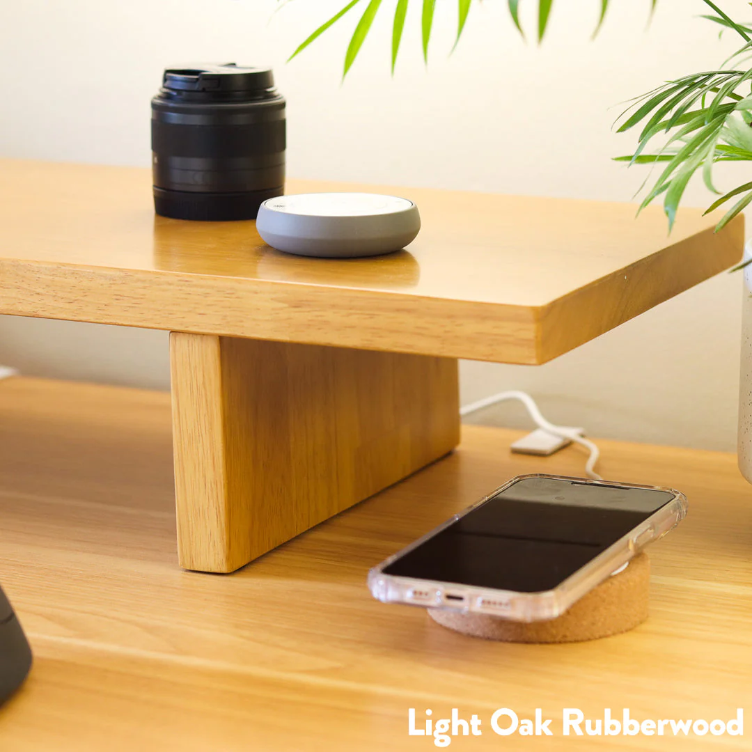 Desky Minimal Monitor Stand - Prime Oak Melamine - Image 9