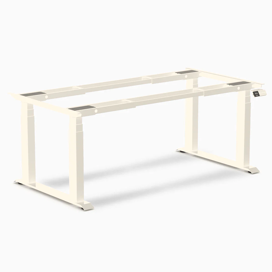 Desky Quad Sit Stand Desk Frame - Matte Black - Image 3