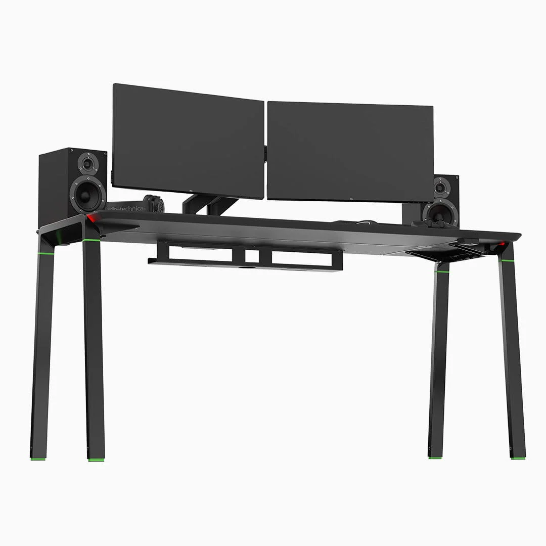 Desky RGB LED Gaming Desk - Cable Tray + 4 Powerpoints - Image 6