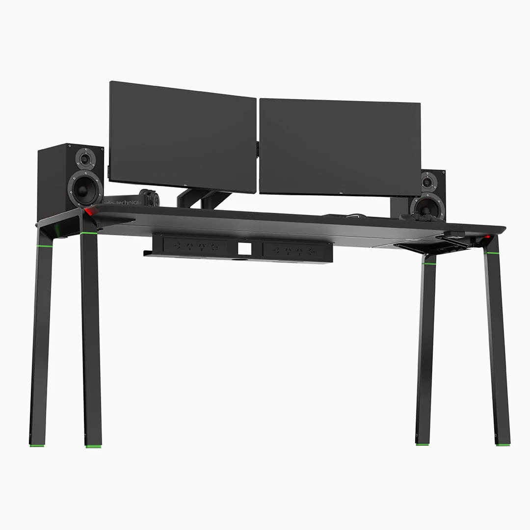 Desky RGB LED Gaming Desk - Cable Tray + 4 Powerpoints - Image 7