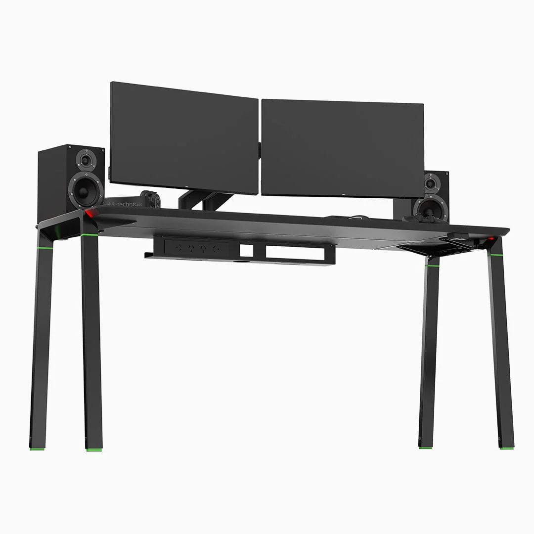 Desky RGB LED Gaming Desk - Cable Tray + 8 Powerpoints - Image 7
