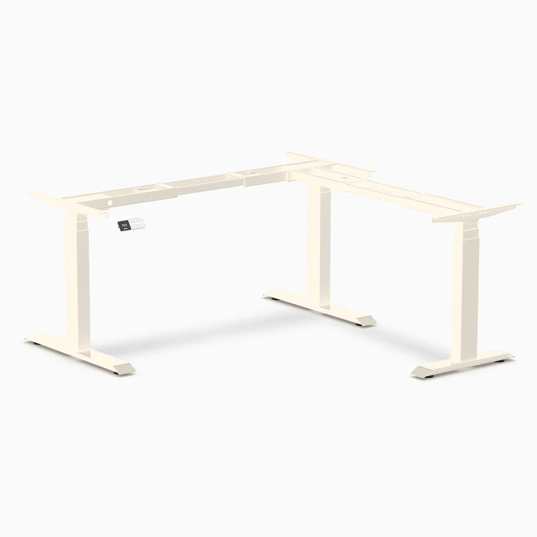 Desky Sit Stand L-Shape Desk Frame 110cm–190cm (Space Grey) - Image 3