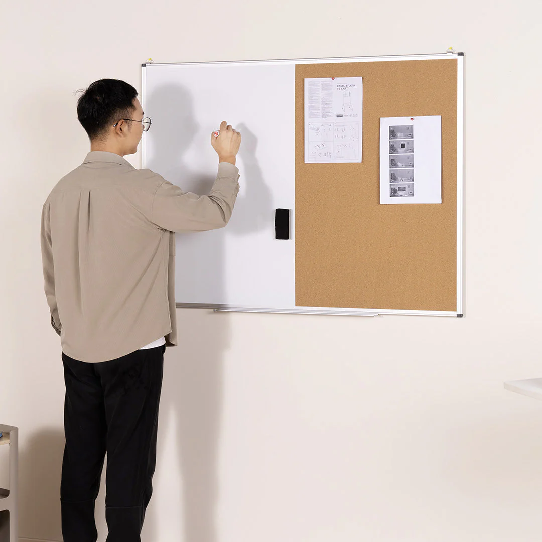 Desky Whiteboard + Pinboard Combo 120 x 90cm - Image 6