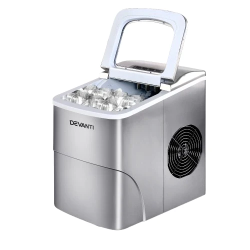 Devanti 12kg Ice Maker Machine (Silver)