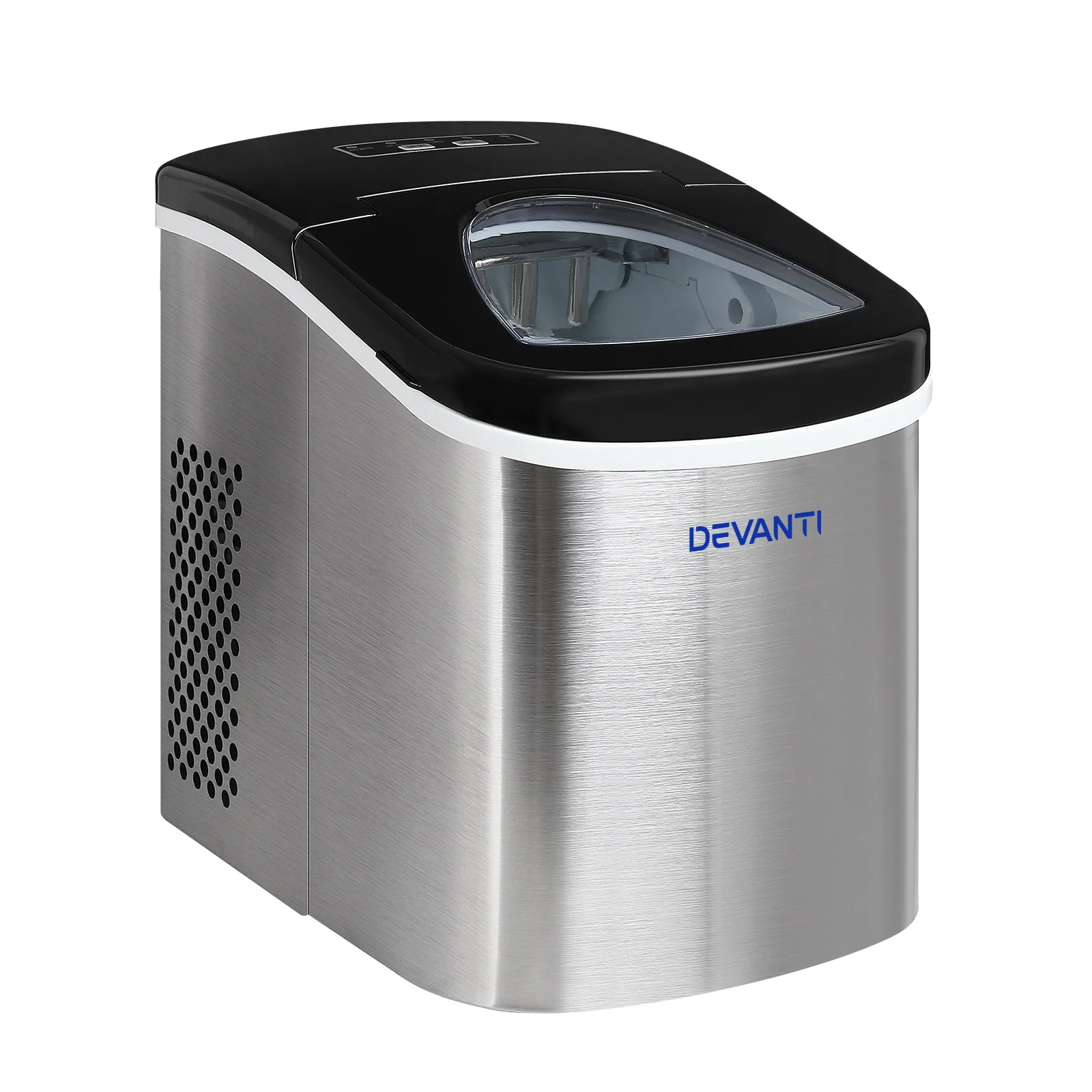 Devanti 12kg Ice Maker Machine Stainless Steel