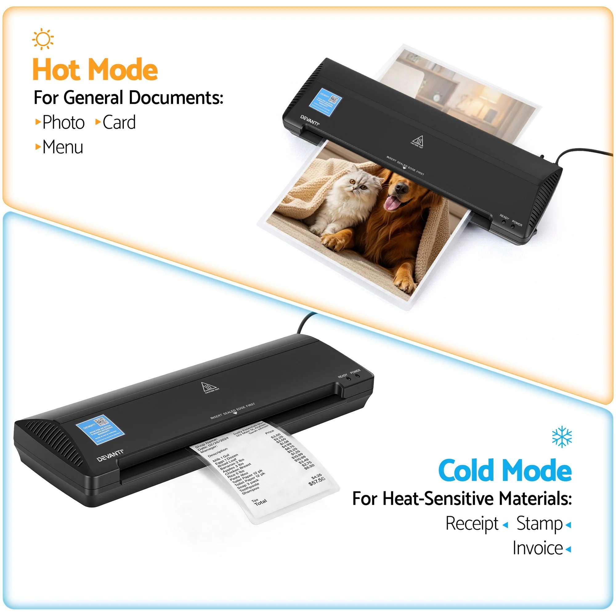Devanti A3 Laminator Machine for Document Photo Card Handmade A3 A4 A5 A6 Black - Image 6