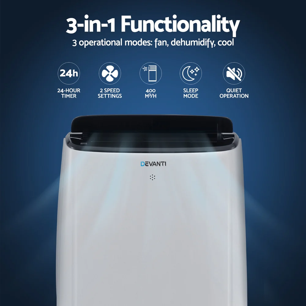 Devanti Portable Air Conditioner WiFi 7000BTU - Image 6