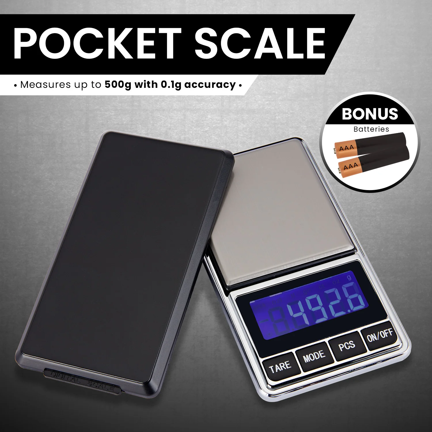Digital Electronic Pocket Scales 500gm x 0.1gm - Image 6