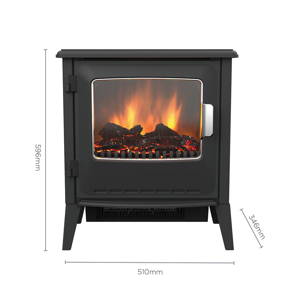 Dimplex Riley Electric Log Effect Heater Portable 2000W - Image 4
