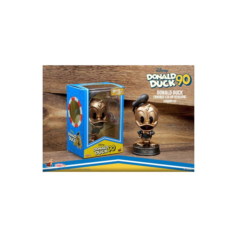Donald Duck Donald Duck Bronze Colour 90th Anniv Cosbaby Action Figure Toy - Image 3