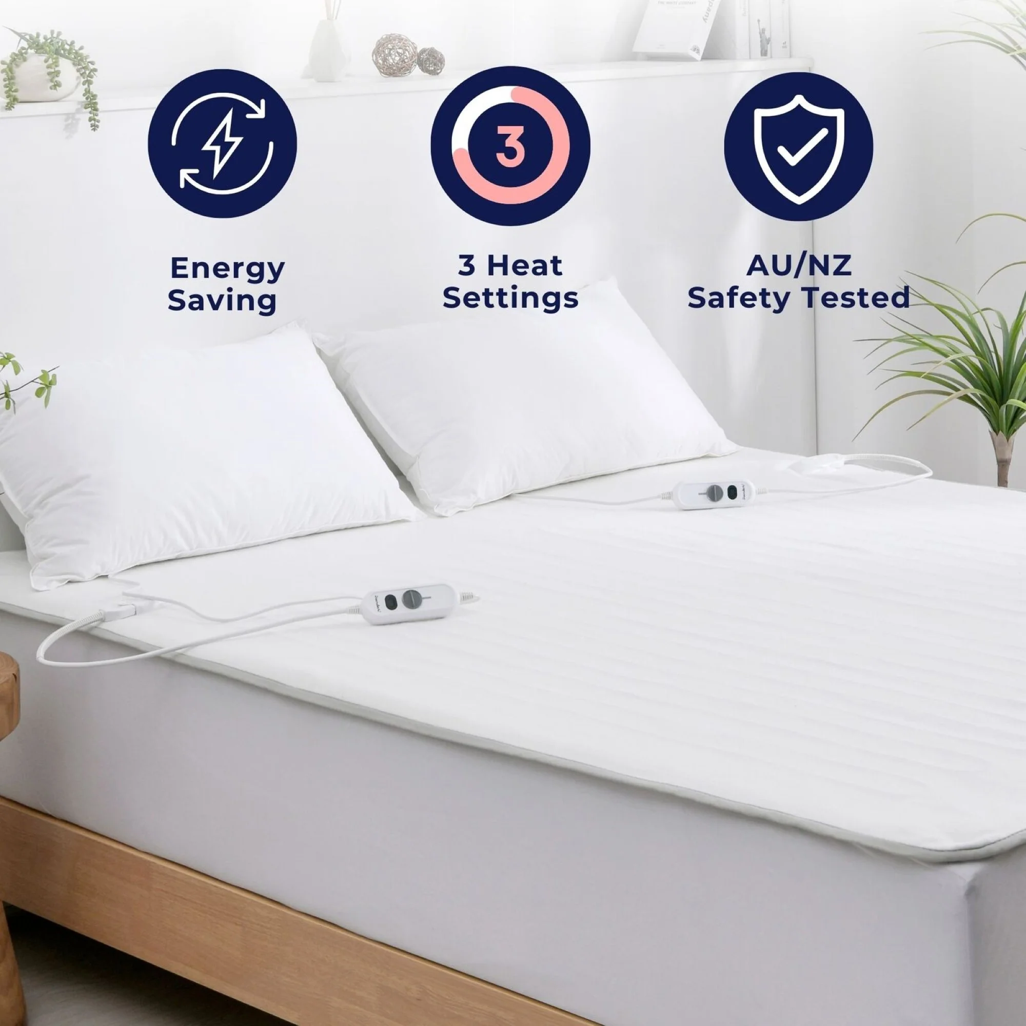 Dreamaker Classic Washable Fitted Electric Blanket [Queen] - Image 3