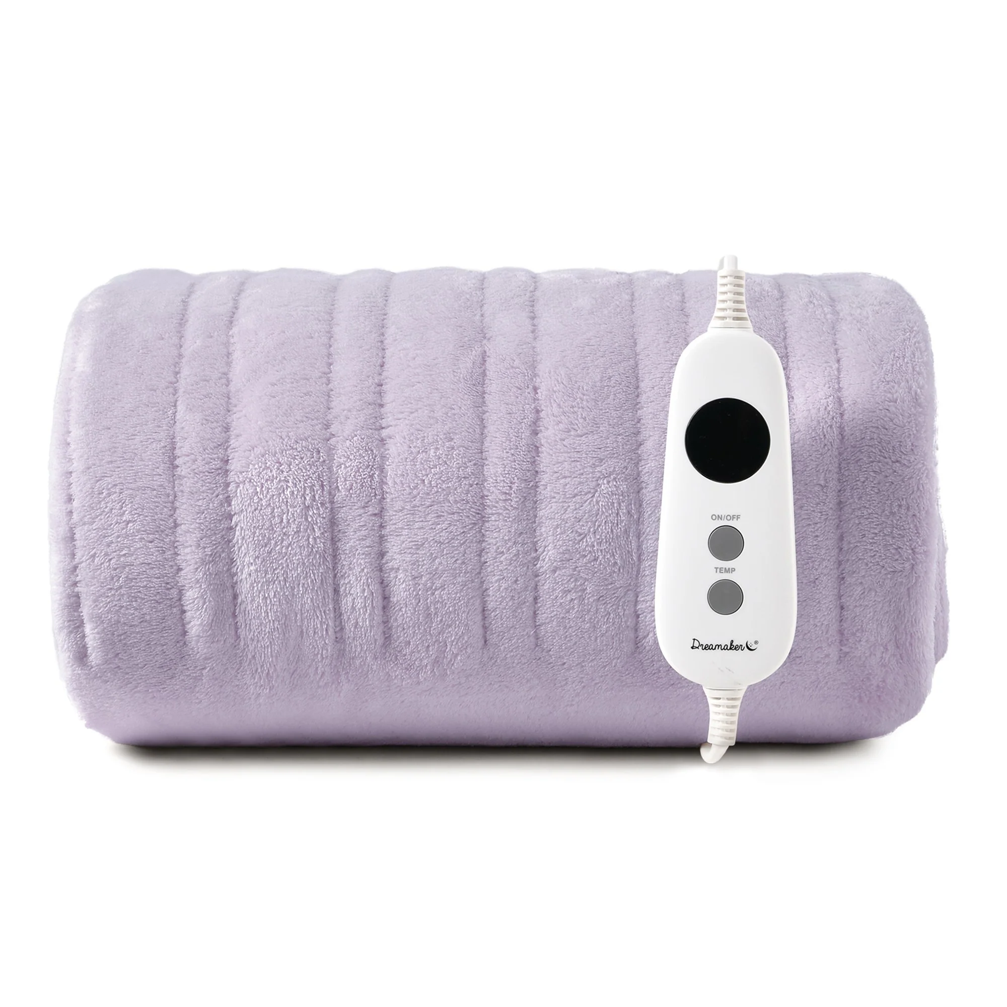 Dreamaker Coral Fleece Electric Heated Throw Blanket [130x160cm] (Lavender)