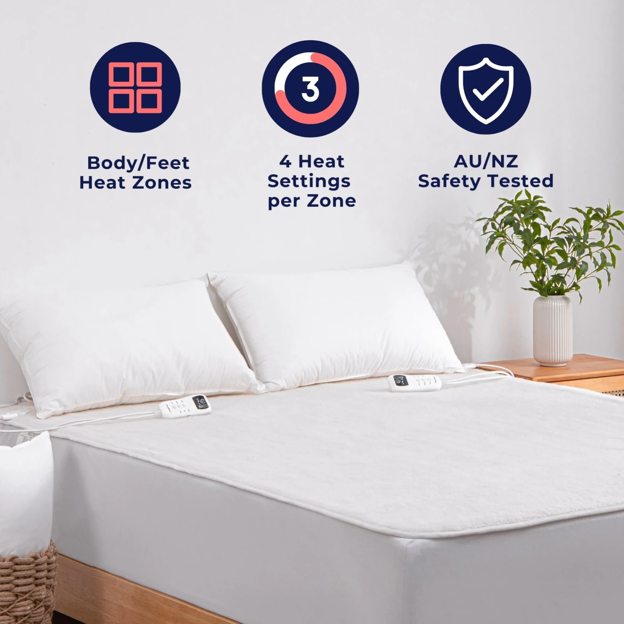 Dreamaker Fleece Top Multizone Electric Blanket [Super King] - Image 3