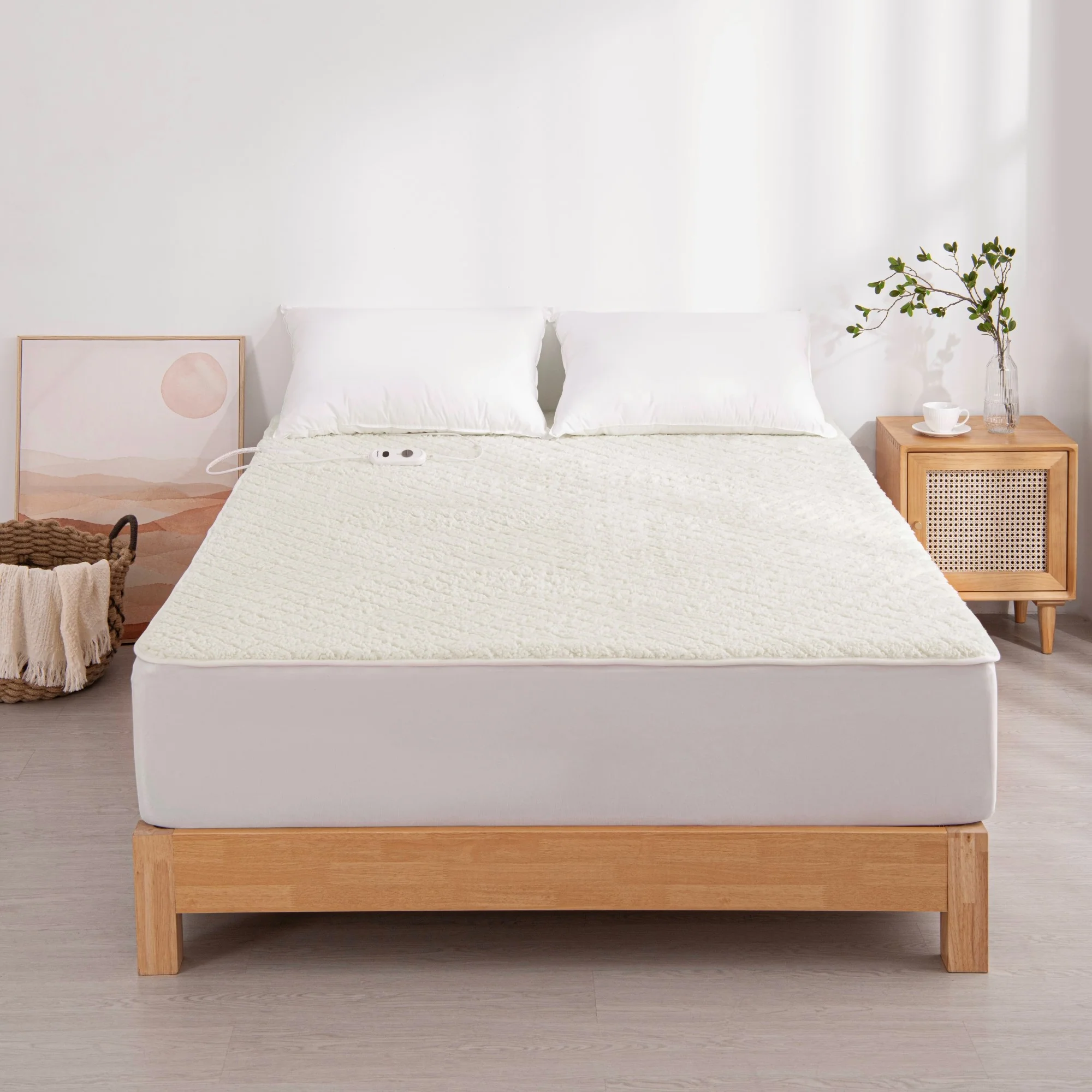 Dreamaker Pinsonic Quilted Sherpa Fleece Electric Blanket [Double] - Image 2