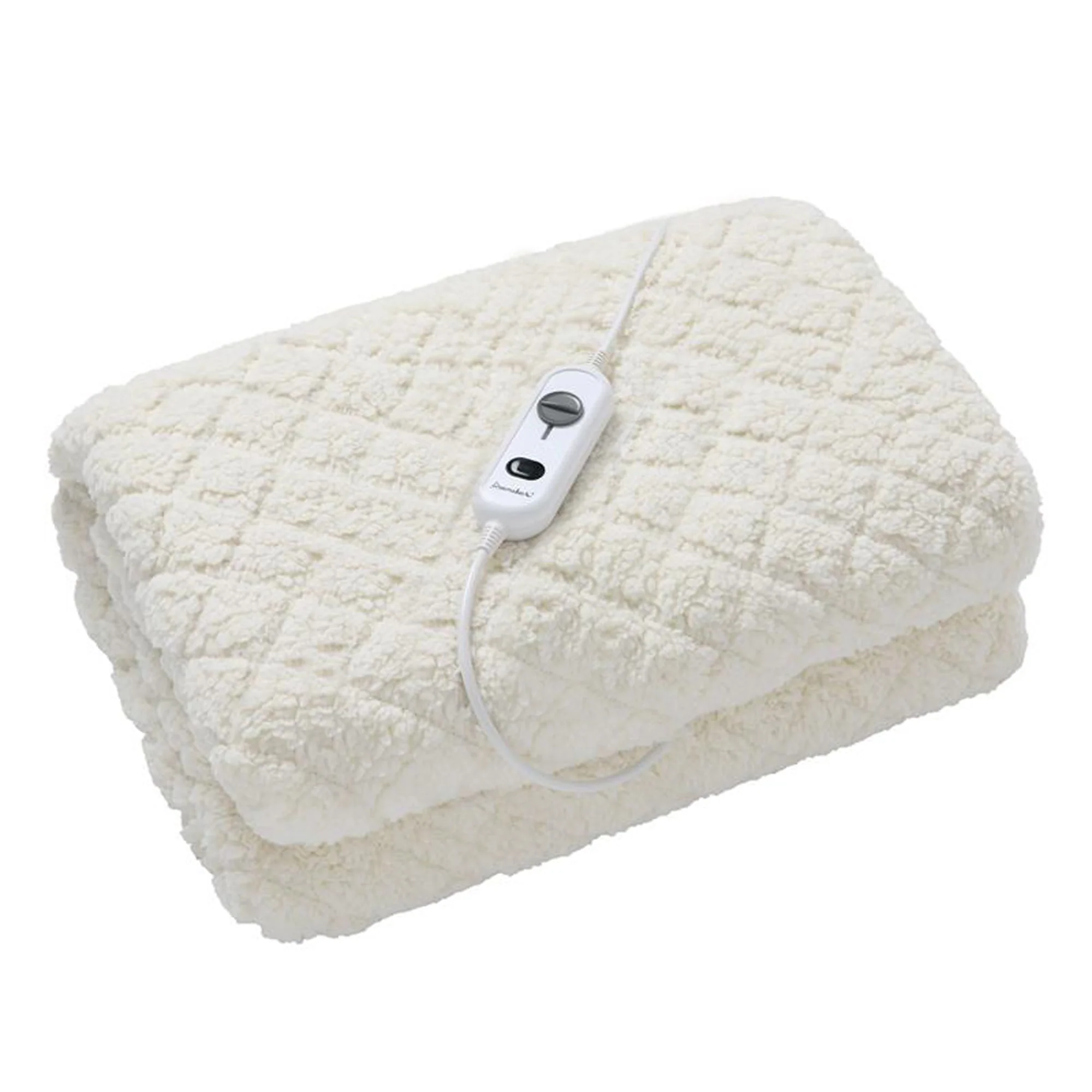 Dreamaker Pinsonic Quilted Sherpa Fleece Electric Blanket [King Single]