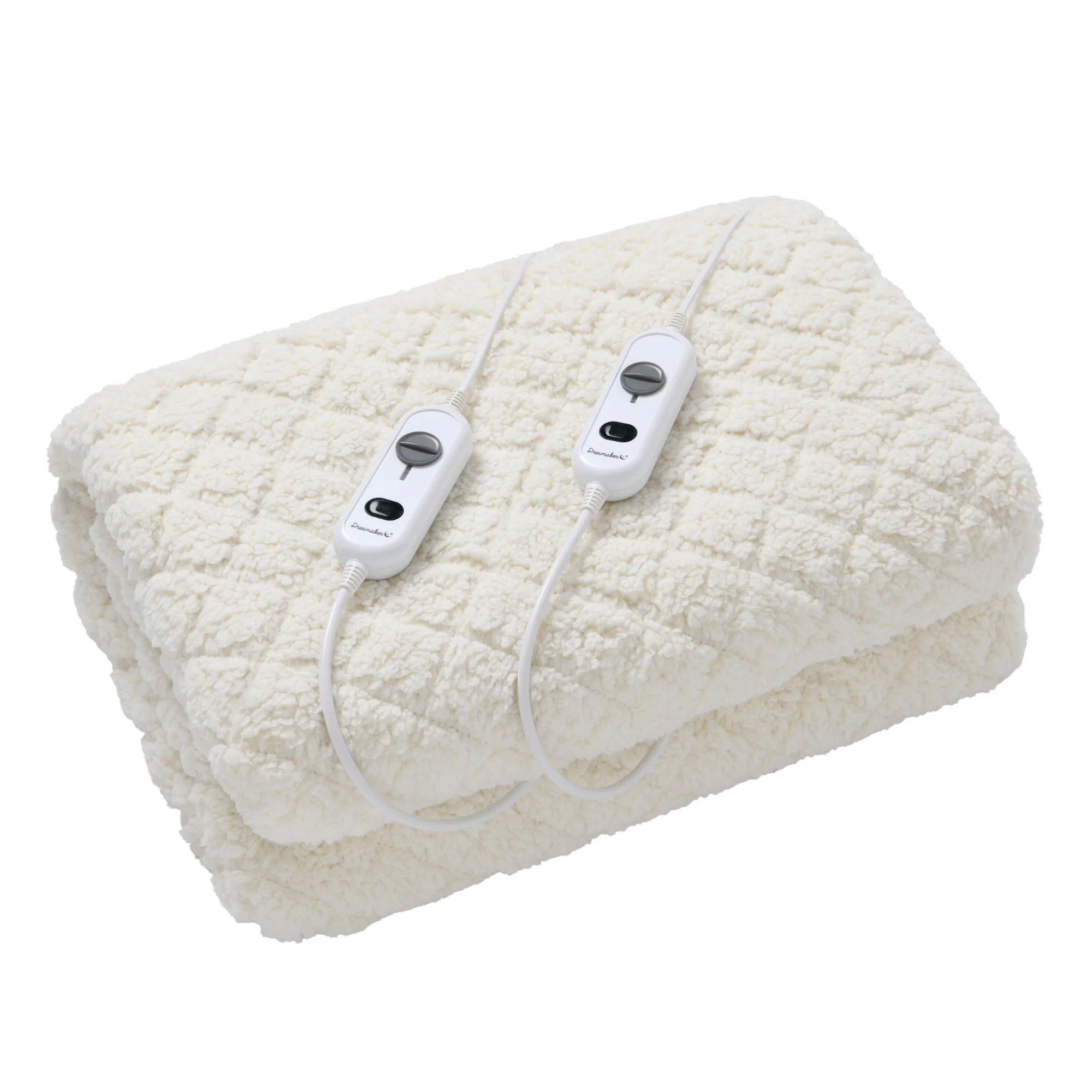 Dreamaker Pinsonic Quilted Sherpa Fleece Electric Blanket [Queen]