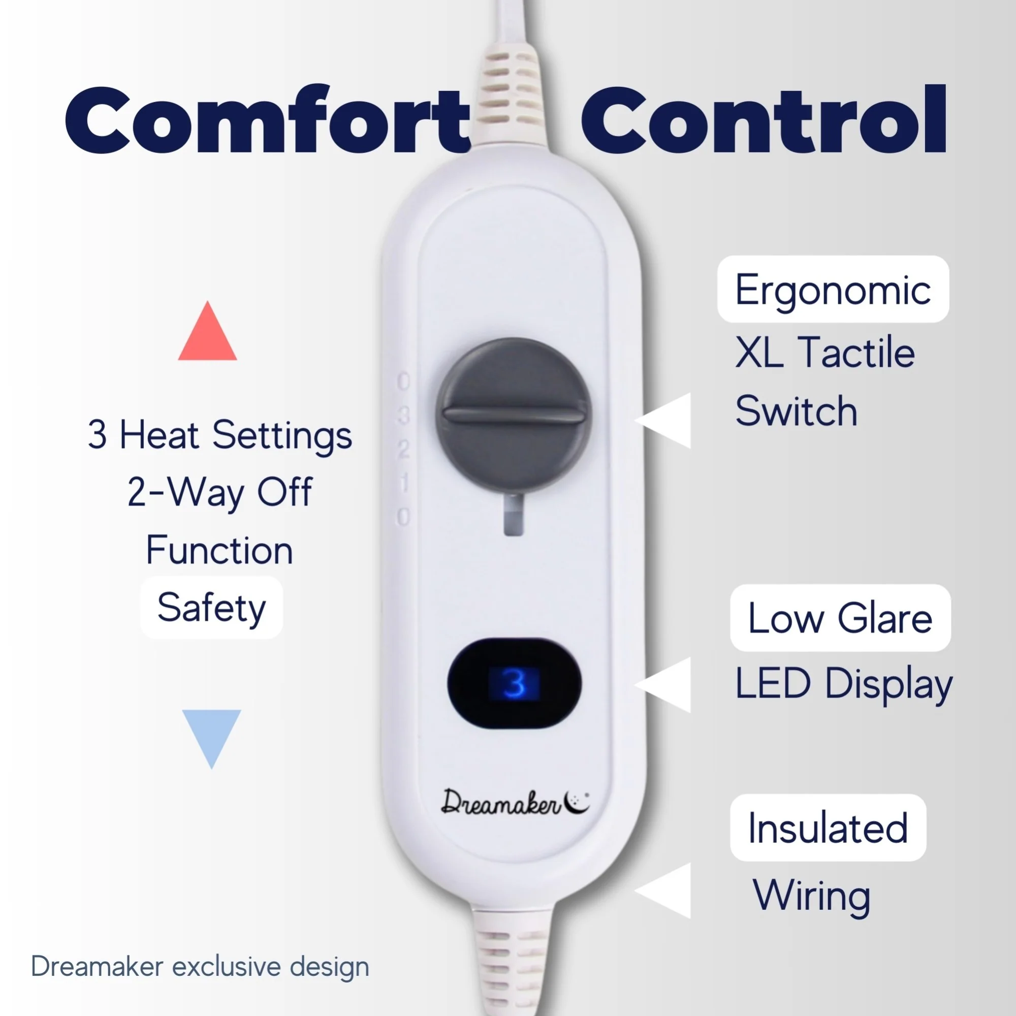 Dreamaker Pinsonic Quilted Sherpa Fleece Electric Blanket [Single] - Image 7