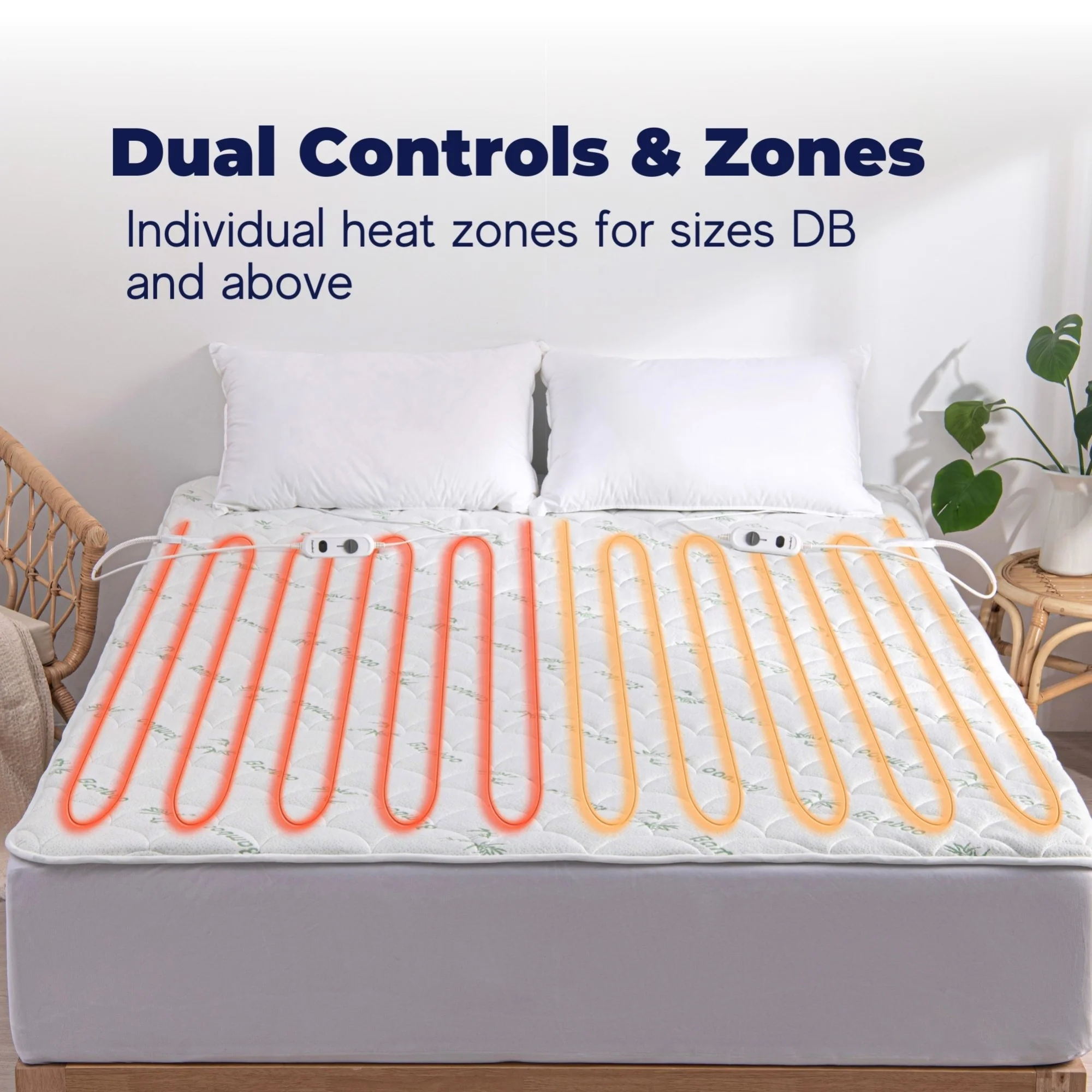 Dreamaker Waterproof Bamboo Electric Blanket [King] - Image 4