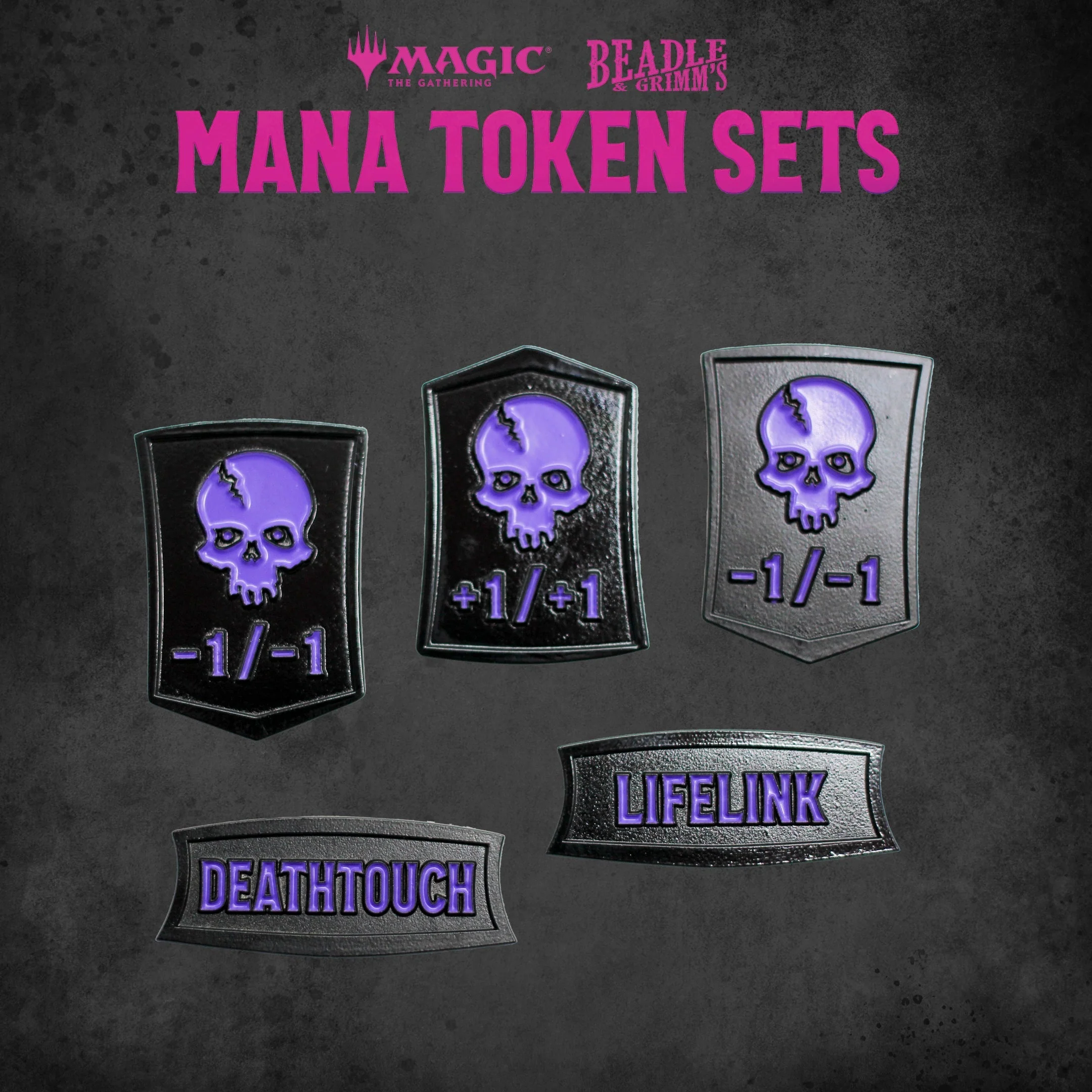 Dungeons & Dragons Beadle & Grimm's MTG Black Mana Token Set - Image 4