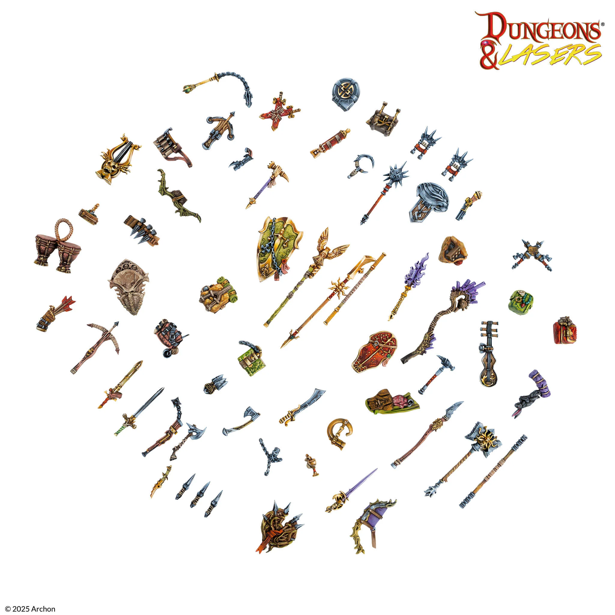 Dungeons & Dragons Dungeons & Lasers: Miniatures Adventurer's Gear Set - Image 2