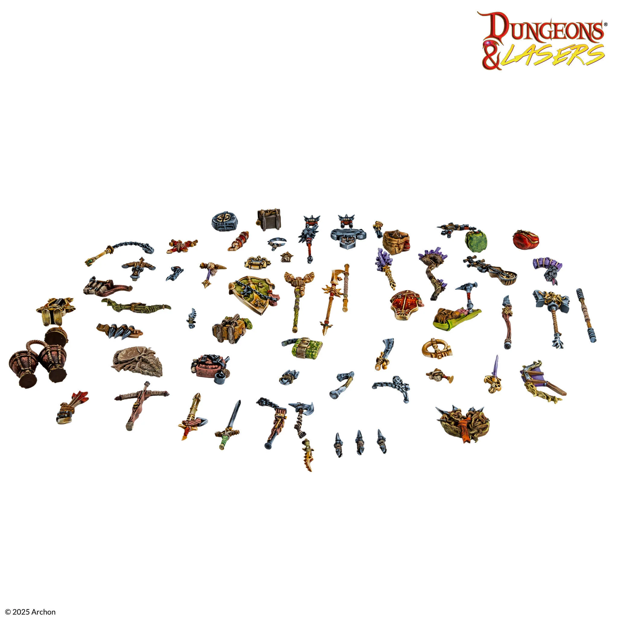 Dungeons & Dragons Dungeons & Lasers: Miniatures Adventurer's Gear Set - Image 3