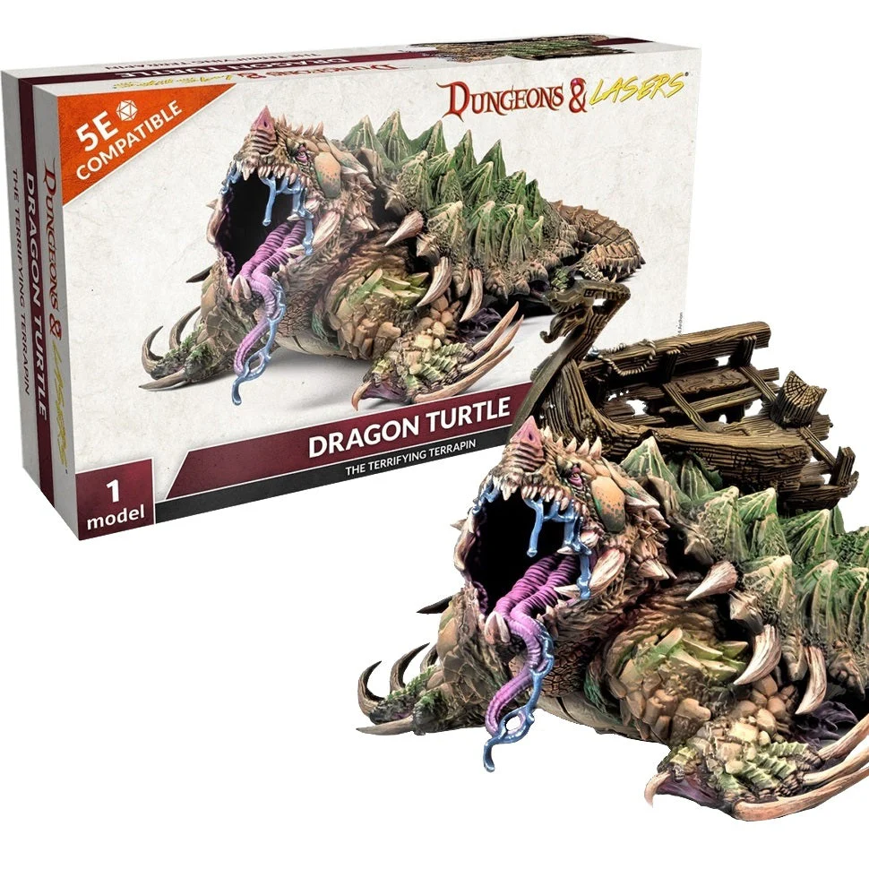 Dungeons & Dragons Dungeons & Lasers: Miniatures Dragon Turtle