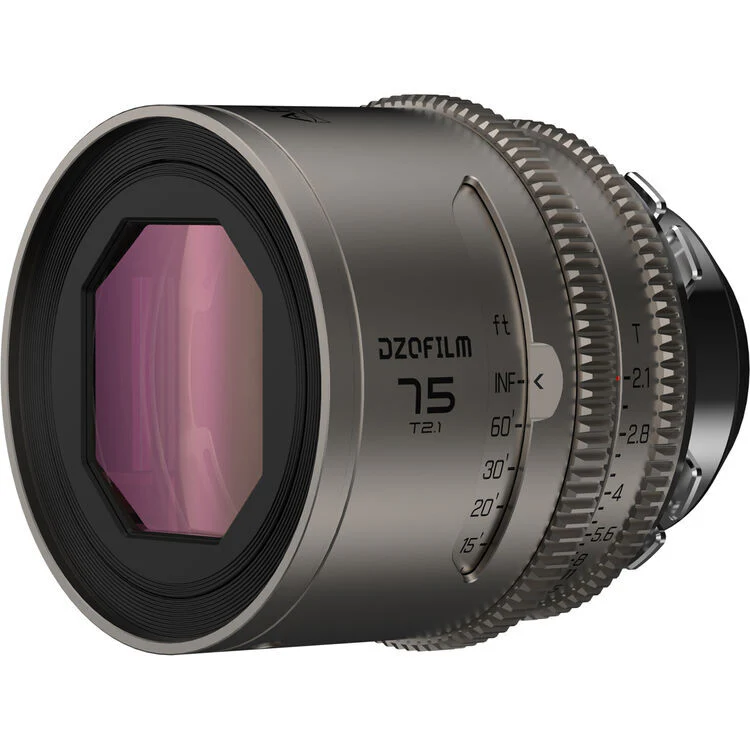 DZOFilm Arcana 75mm Anamorphic Prime Lens (ARRI PL, Titanium - Imperial)