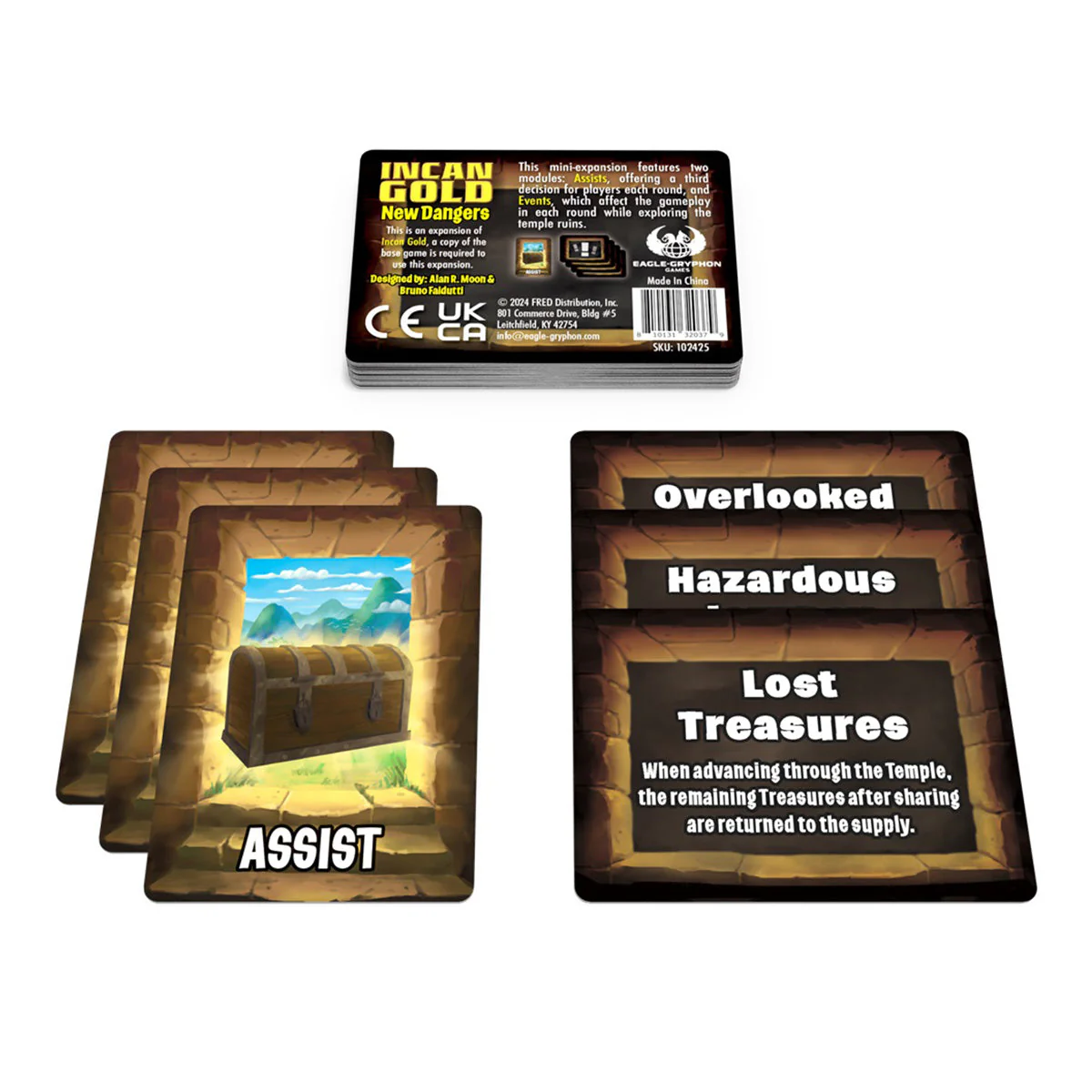 Eagle Gryphon Games Incan Gold 2024 Edition (Inc New Dangers Expansion) - Image 3
