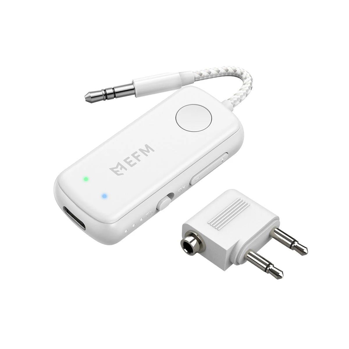 EFM Bluetooth Audio Adaptor with Universal Wireless Compatibility (White) - Image 5