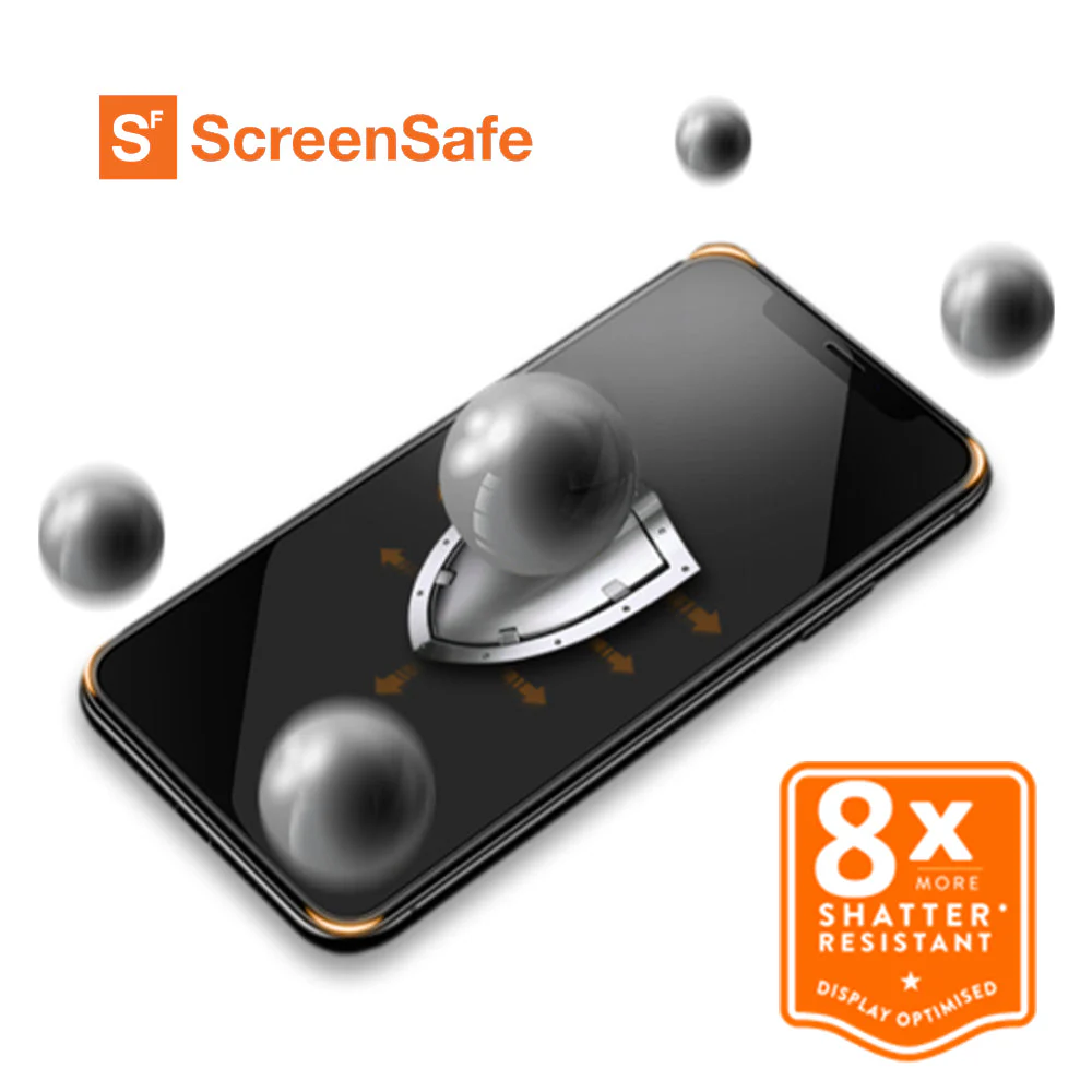 EFM D3O ScreenSafe Film - iPhone 12 and 12 Pro (Clear/Black) - Image 2
