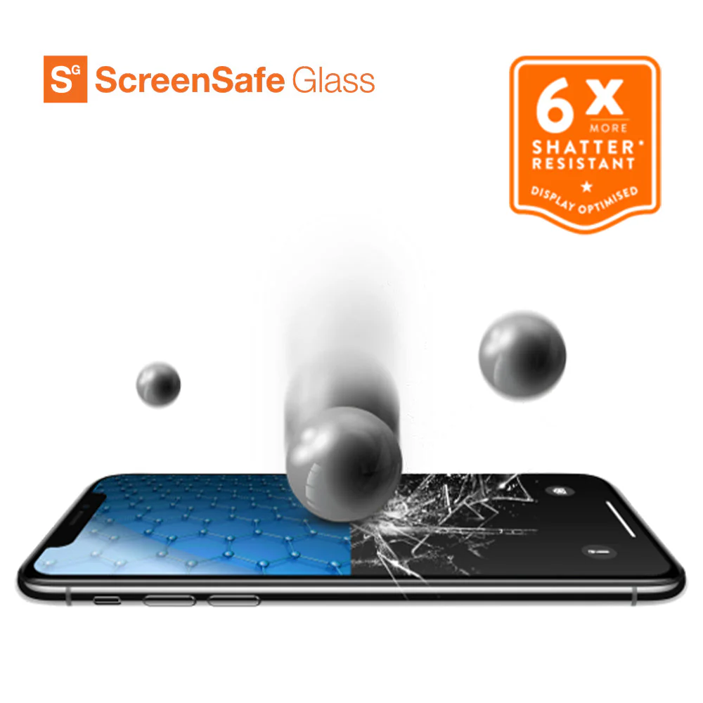EFM D3O ScreenSafe Glass - iPhone 11 Pro Max (Clear/Black) - Image 2