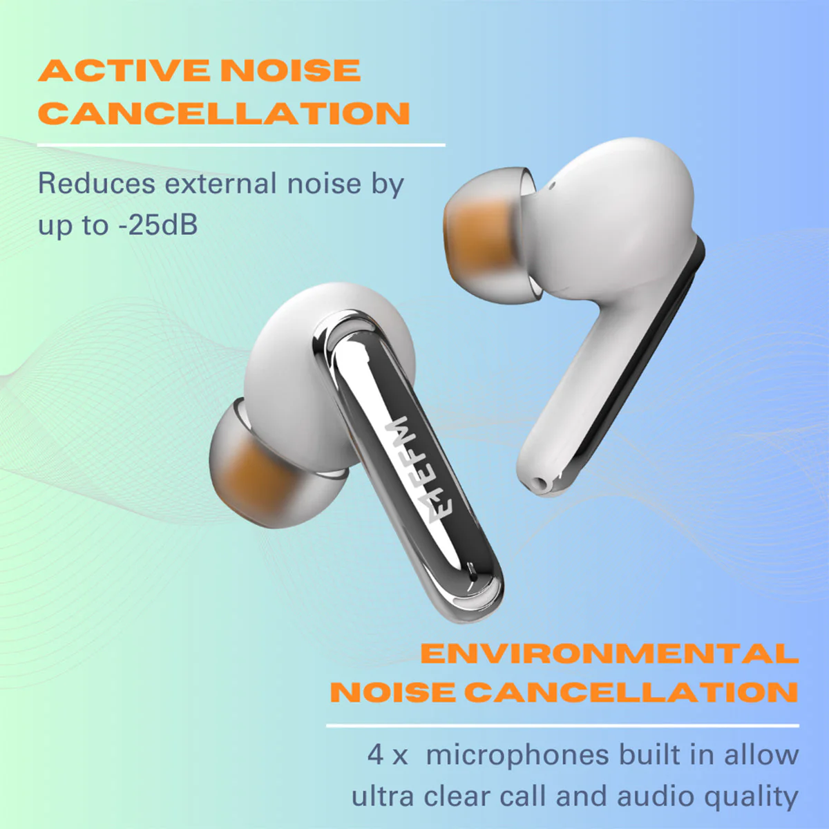 EFM New Orleans TWS Earbuds (White) - Image 4