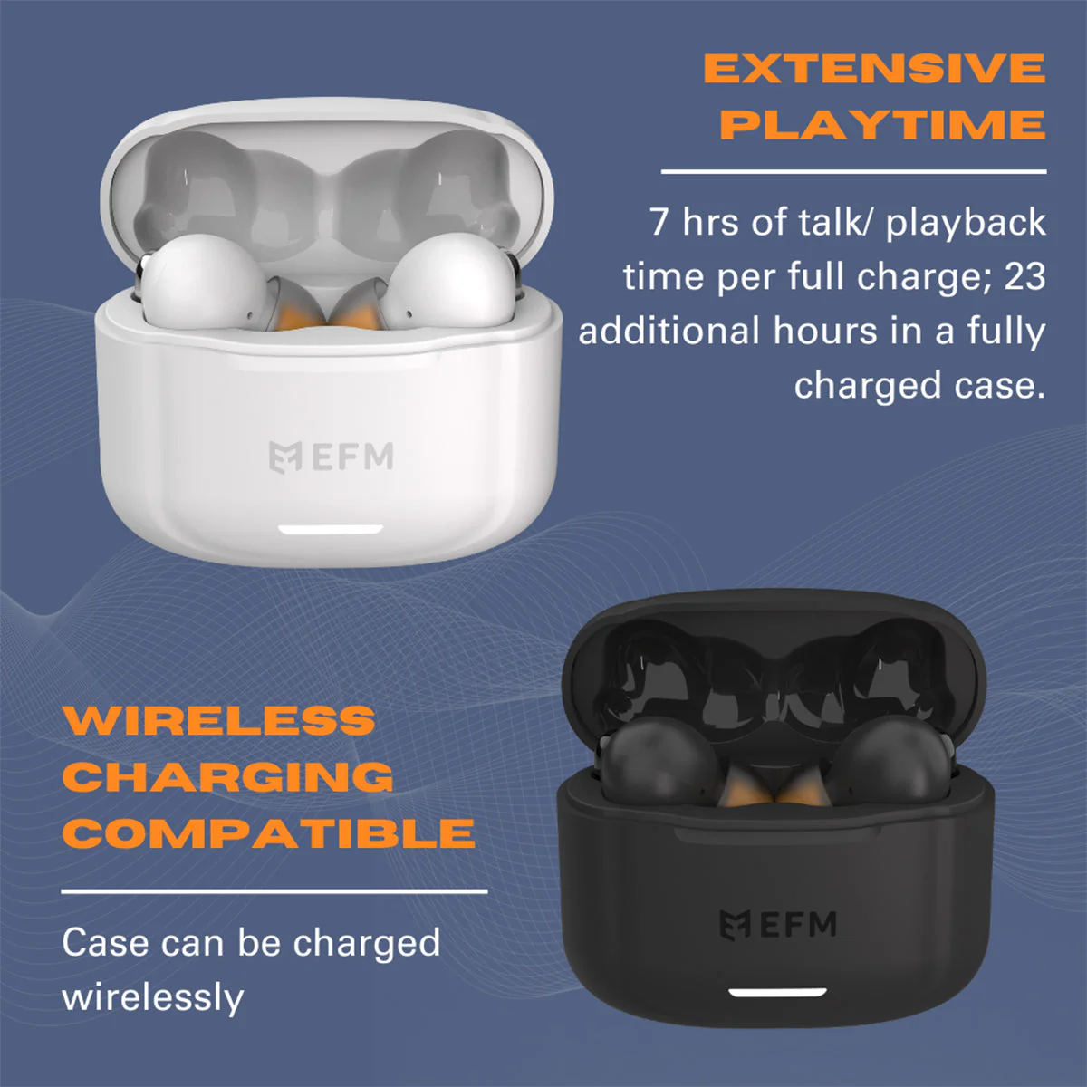EFM New Orleans TWS Earbuds (White) - Image 5