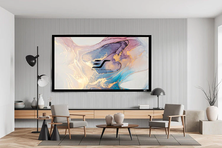 Elite Screens R110WH1-A8K 110" 16:9 Acoustically Transparent Screen - Image 3