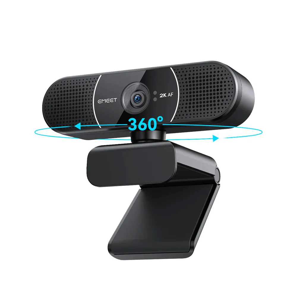EMEET SmartCam C960 2K High Resolution Plug & Play Webcam w/ Dual Microphones - Image 2