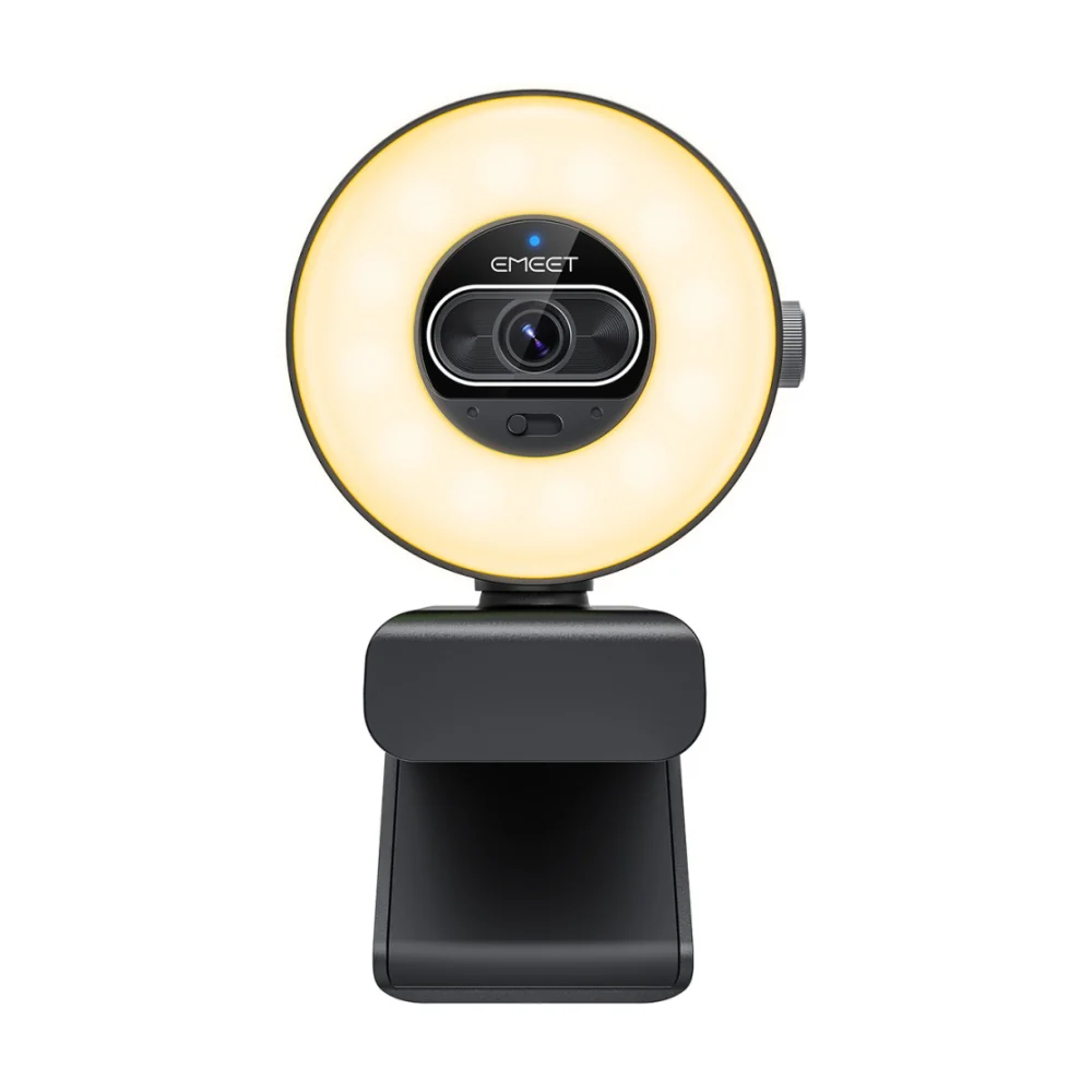Emeet SmartCam S600L 4K Streaming Webcam with Built-in Ring Light - Image 7