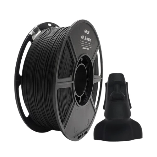eSun Matte PLA 3D Print Filament 1.75mm 1kg - Deep Black